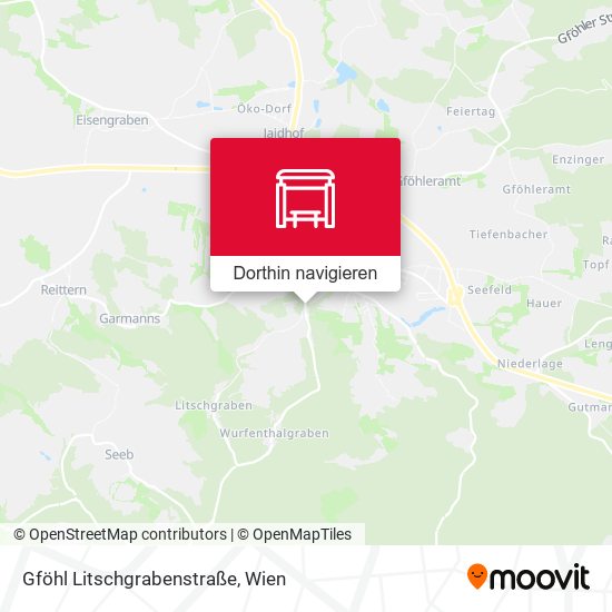Gföhl Litschgrabenstraße Karte