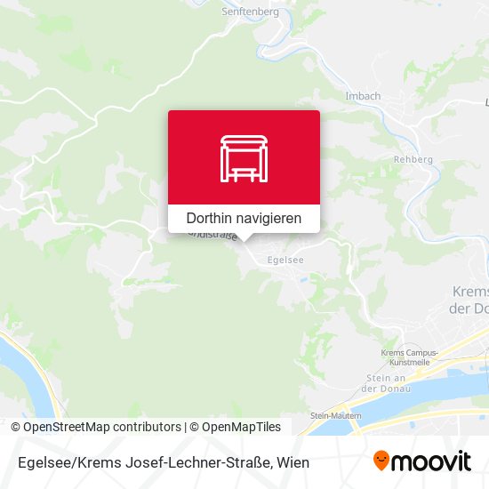Egelsee / Krems Josef-Lechner-Straße Karte