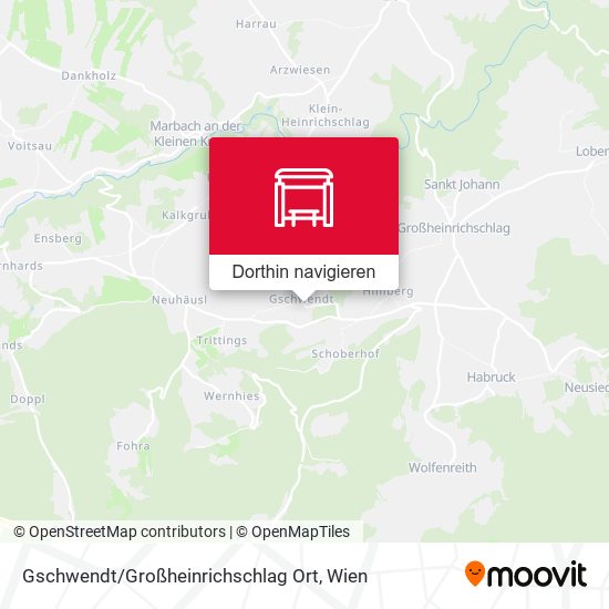 Gschwendt / Großheinrichschlag Ort Karte