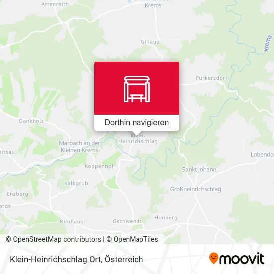 Klein-Heinrichschlag Ort Karte