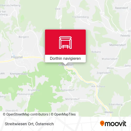 Streitwiesen Ort Karte