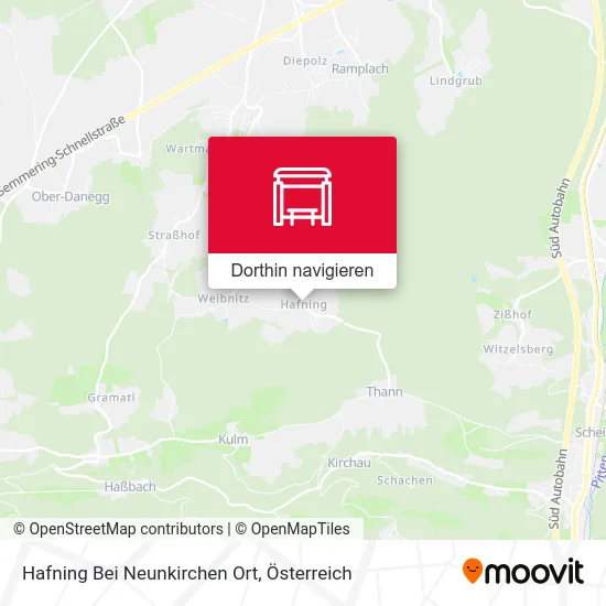 Hafning Bei Neunkirchen Ort Karte