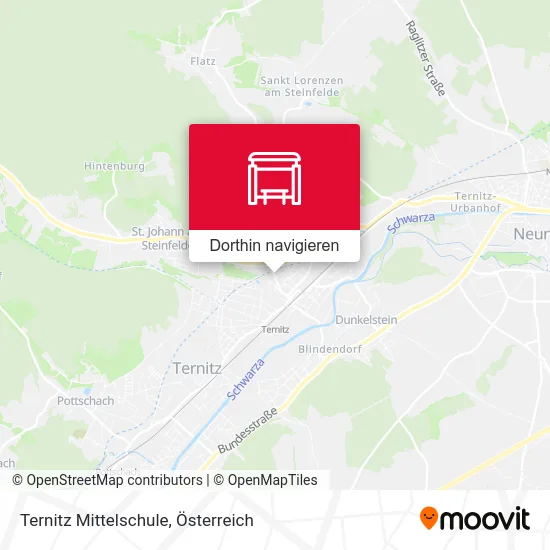 Ternitz Mittelschule Karte