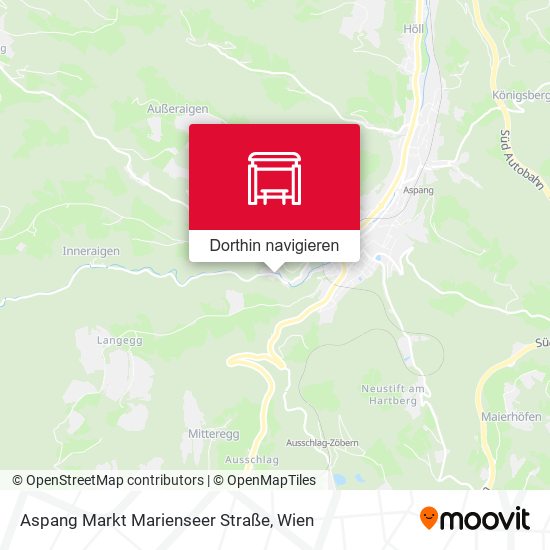 Aspang Markt Marienseer Straße Karte