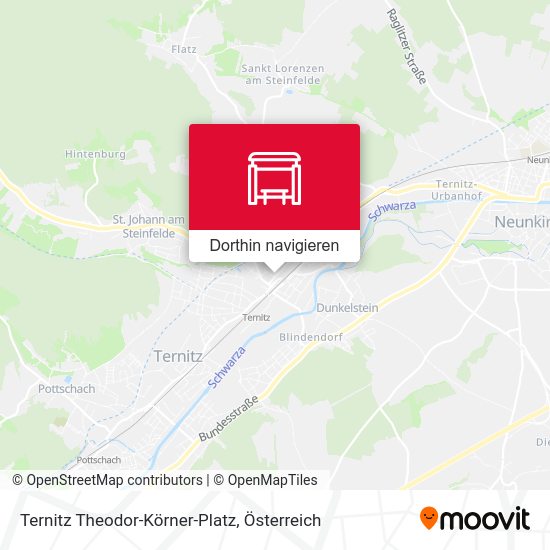 Ternitz Theodor-Körner-Platz Karte