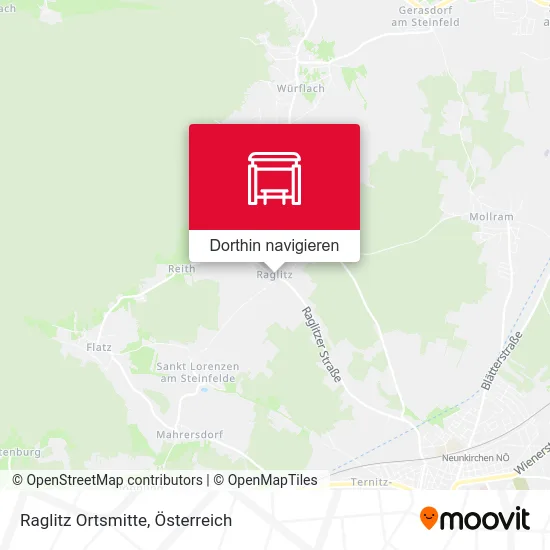 Raglitz Ortsmitte Karte