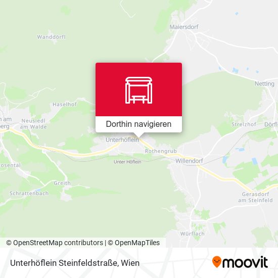 Unterhöflein Steinfeldstraße Karte
