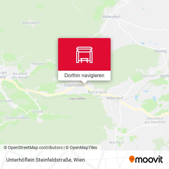 Unterhöflein Steinfeldstraße Karte