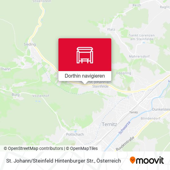 St. Johann / Steinfeld Hintenburger Str. Karte