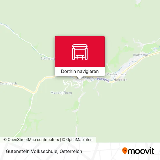 Gutenstein Volksschule Karte