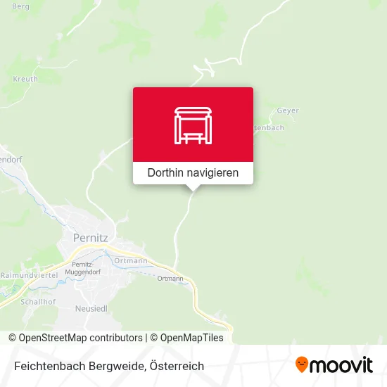 Feichtenbach Bergweide Karte