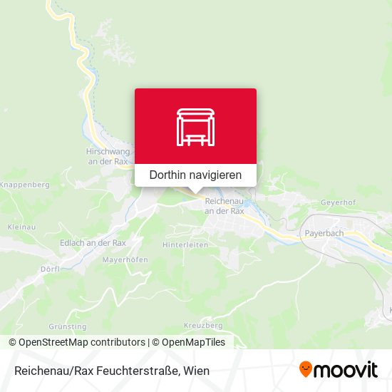 Reichenau/Rax Feuchterstraße Karte