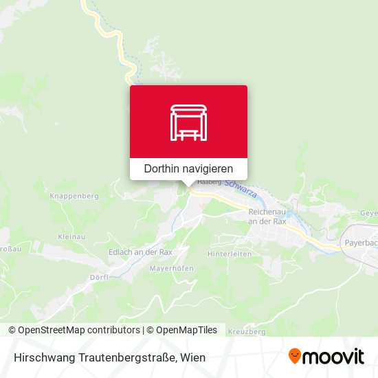 Hirschwang Trautenbergstraße Karte