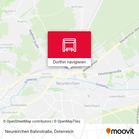 Neunkirchen Bahnstraße Karte