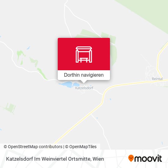 Katzelsdorf Im Weinviertel Ortsmitte Karte