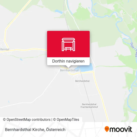 Bernhardsthal Kirche Karte