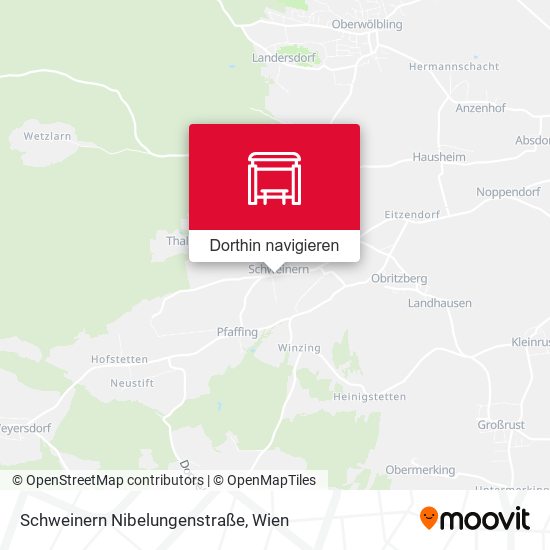 Schweinern Nibelungenstraße Karte