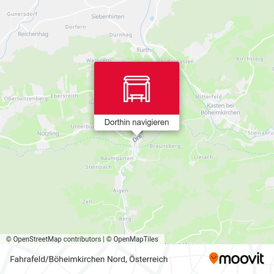 Fahrafeld/Böheimkirchen Nord Karte