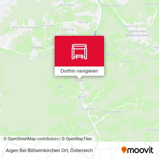 Aigen Bei Böheimkirchen Ort Karte