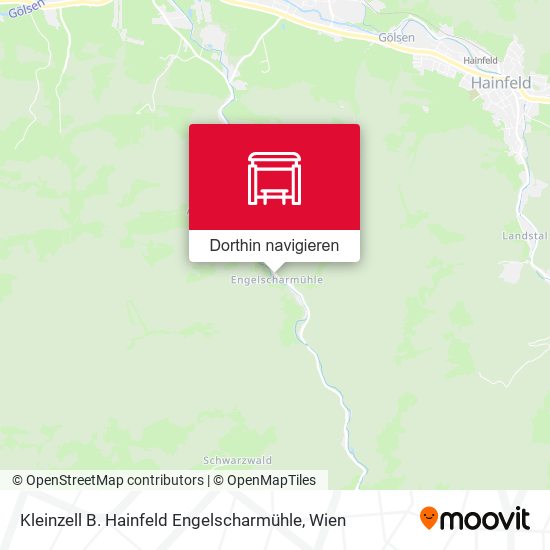 Kleinzell B. Hainfeld Engelscharmühle Karte