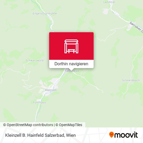 Kleinzell B. Hainfeld Salzerbad Karte