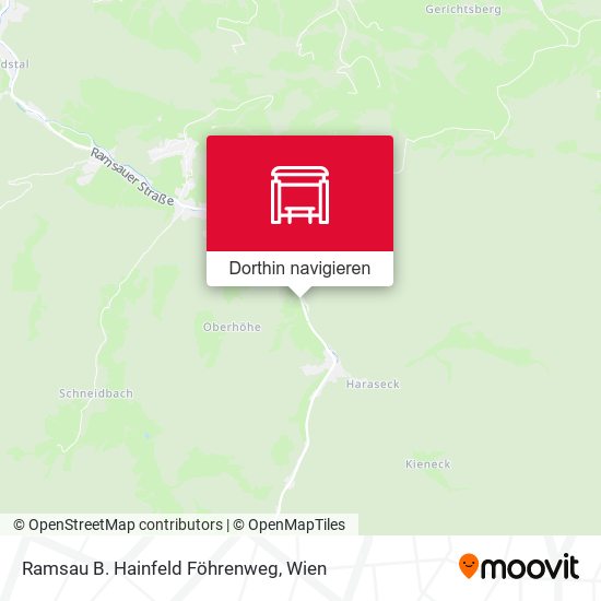 Ramsau B. Hainfeld Föhrenweg Karte