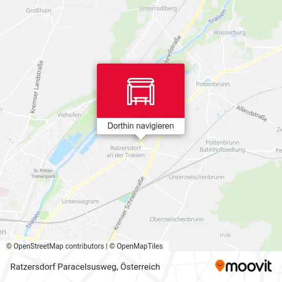 Ratzersdorf Paracelsusweg Karte