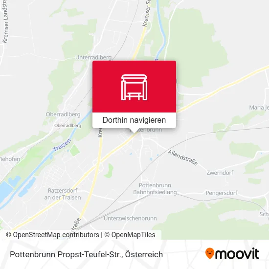 Pottenbrunn Propst-Teufel-Str. Karte