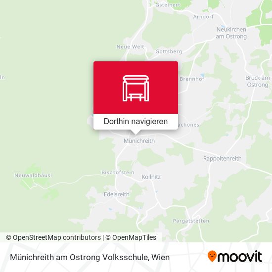 Münichreith am Ostrong Volksschule Karte