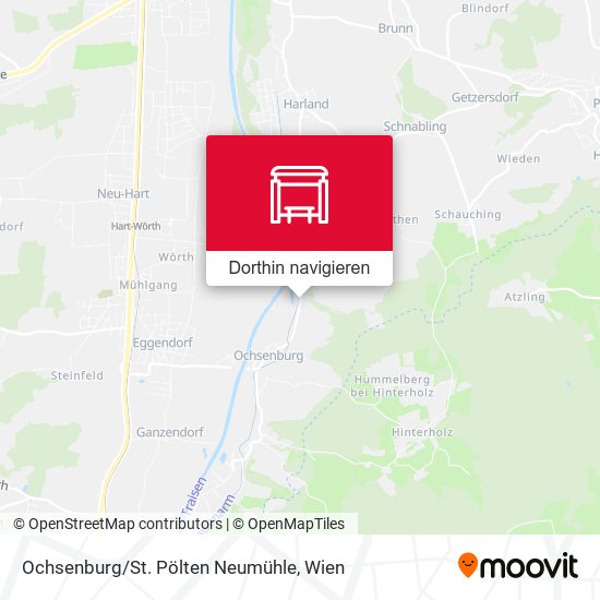 Ochsenburg/St. Pölten Neumühle Karte