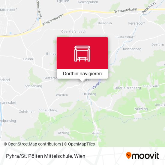 Pyhra/St. Pölten Mittelschule Karte