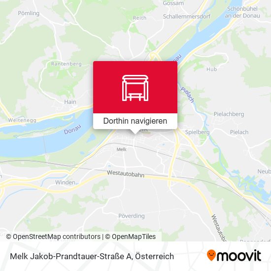 Melk Jakob-Prandtauer-Straße A Karte