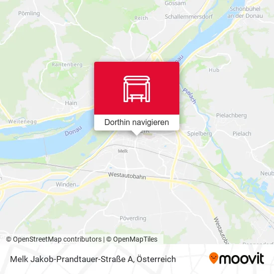Melk Jakob-Prandtauer-Straße A Karte