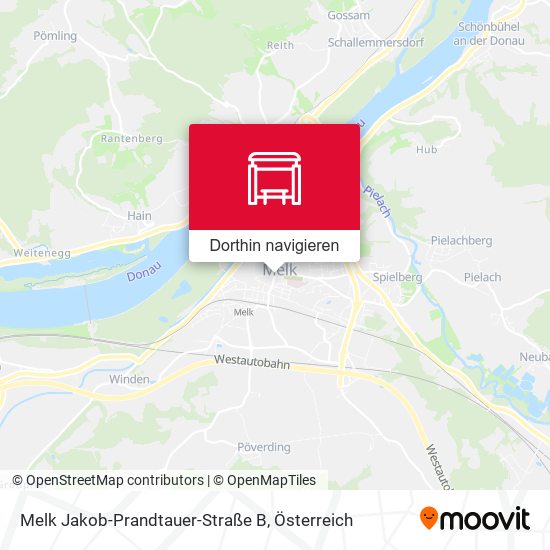 Melk Jakob-Prandtauer-Straße B Karte