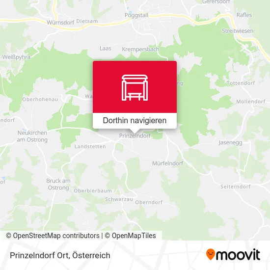 Prinzelndorf Ort Karte