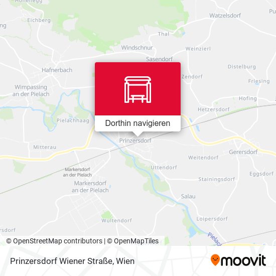 Prinzersdorf Wiener Straße Karte
