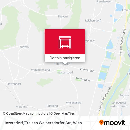 Inzersdorf / Traisen Walpersdorfer Str. Karte