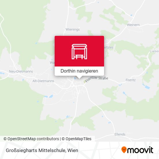 Großsiegharts Mittelschule Karte