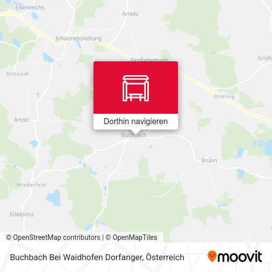 Buchbach Bei Waidhofen Dorfanger Karte