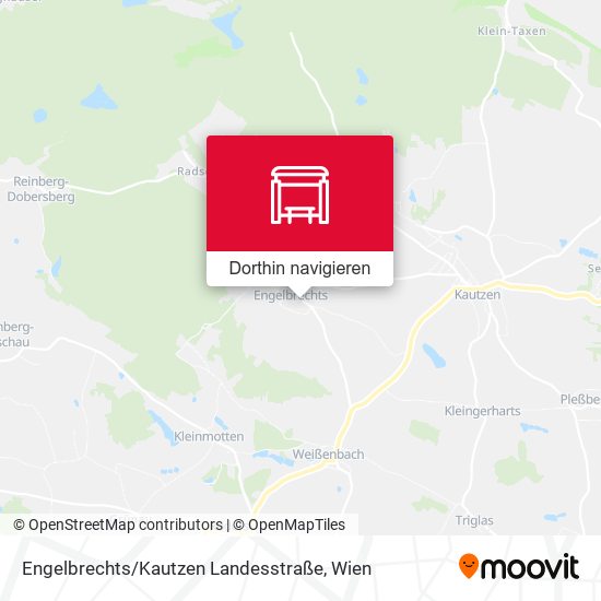 Engelbrechts / Kautzen Landesstraße Karte