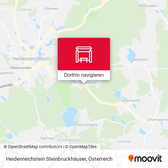 Heidenreichstein Steinbruckhäuser Karte