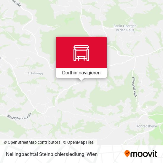 Nellingbachtal Steinbichlersiedlung Karte