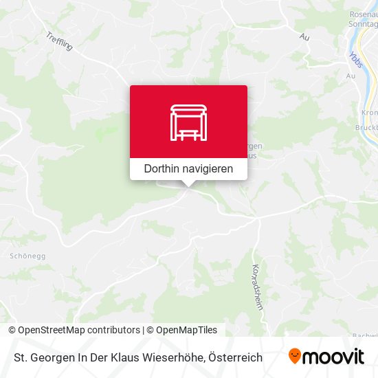 St. Georgen In Der Klaus Wieserhöhe Karte