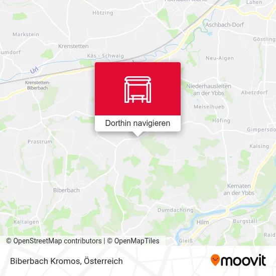 Biberbach Kromos Karte