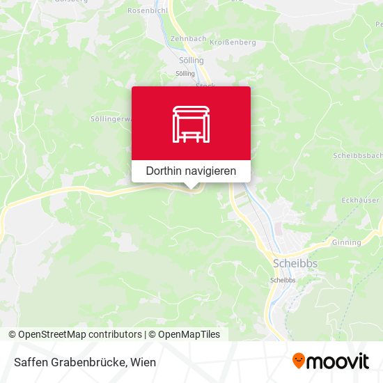 Saffen Grabenbrücke Karte