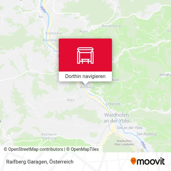Raifberg Garagen Karte