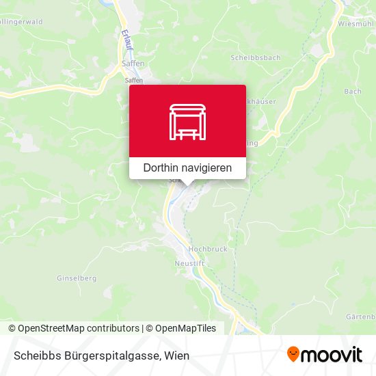 Scheibbs Bürgerspitalgasse Karte