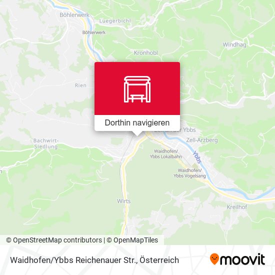 Waidhofen / Ybbs Reichenauer Str. Karte
