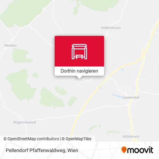 Pellendorf Pfaffenwaldweg Karte