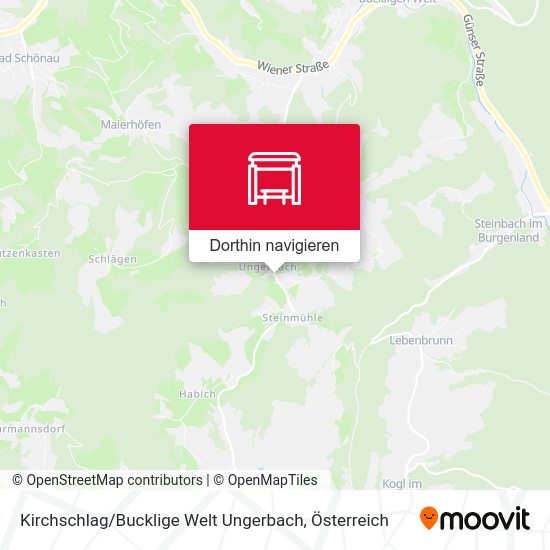 Kirchschlag / Bucklige Welt Ungerbach Karte